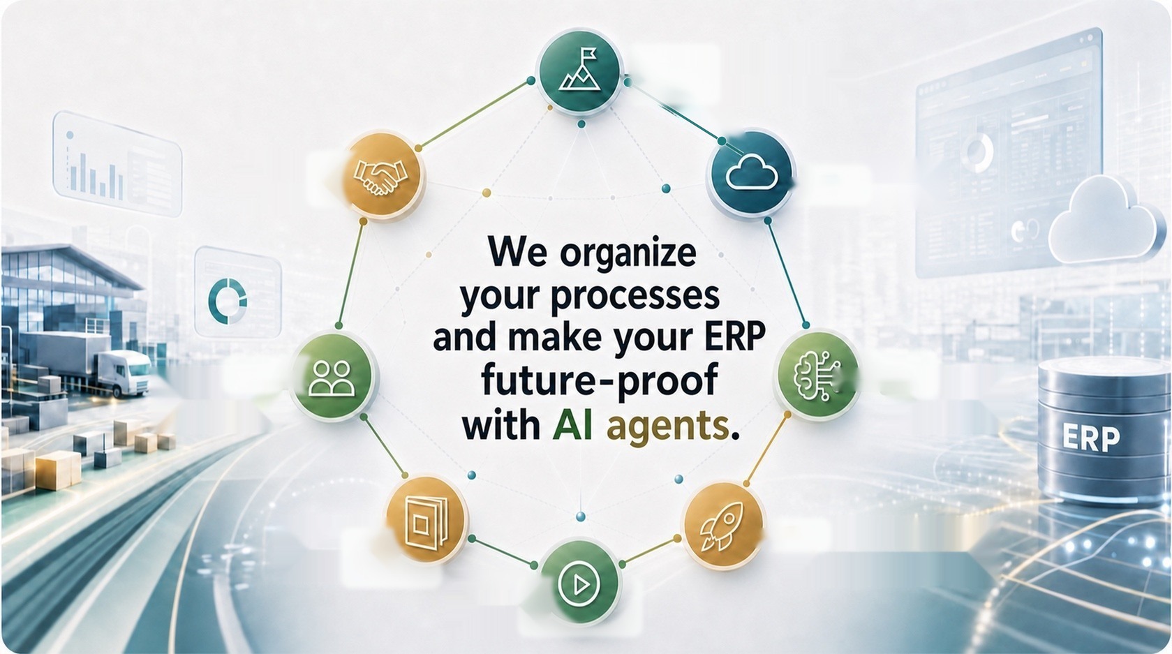 PRODVIS target model for Cloud ERP and AI agents.